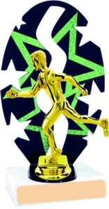 Stars Backdrop Running Trophy