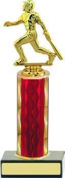 Black Marble Base Traditional Baseball Trophy