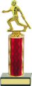 Black Marble Base Traditional Baseball Trophy