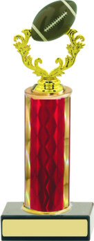 Diamond Hologram Football Trophy