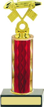 Diamond Hologram Pinewood Derby Trophy