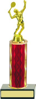 Diamond Hologram Tennis Trophy