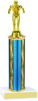 Prism Hologram Swimming Trophy