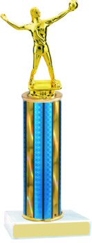 Prism Hologram Volleyball Trophy