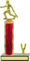 Diamond Hologram Baseball Trophy with Trim