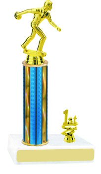 Prism Bowling Trophy with Trim