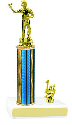 Prism Hologram Column Darts Trophy with Trim