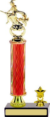 Diamond Halloween Trophy with Pedestal and Trim