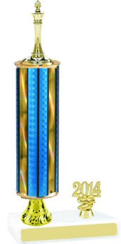 Prism Chess Trophy with Pedestal and Trim