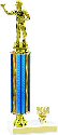 Prism Round Column Darts Trophy with Pedestal and Trim