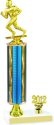Prism Football Trophy with Pedestal and Trim