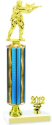 Prism Paintball Trophy with Pedestal and Trim