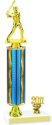 Prism Softball Trophy with Pedestal and Trim
