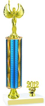 Prism Victory Trophy with Pedestal and Trim