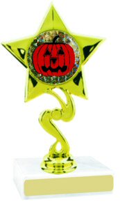 Star Insert Participation Halloween Trophy