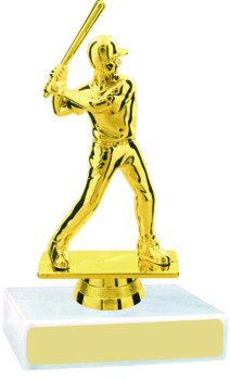 Baseball Figure on a Base Trophy