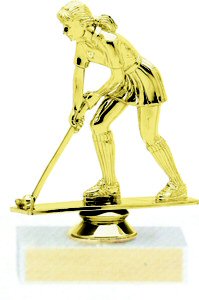 Field Hockey Figure on a Base Trophy