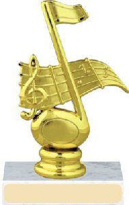 Music Figure on a Base Trophy