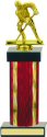 Diamond Hologram Wide Column Hockey Trophy
