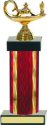 Diamond Hologram Wide Column Knowledge Trophy