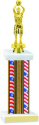 Flag Series Wide Column Basketball Trophy