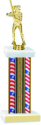 Flag Series Wide Column Softball Trophy