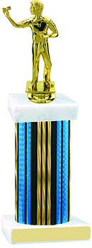 Prism Hologram Wide Column Darts Trophy