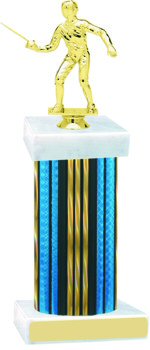 Prism Wide Column Fencing Trophy