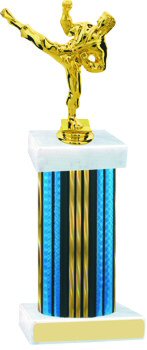 Prism Wide Column Karate Trophy
