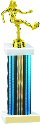 Prism Hologram Wide Column Soccer Trophy