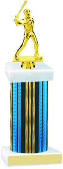 Prism Wide Column Softball Trophy