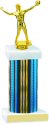Prism Wide Column Volleyball Trophy