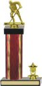 Diamond Hologram Hockey Trophy with Trim