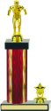 Diamond Hologram Swimming Trophy with Trim
