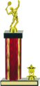 Diamond Hologram Tennis Trophy with Trim