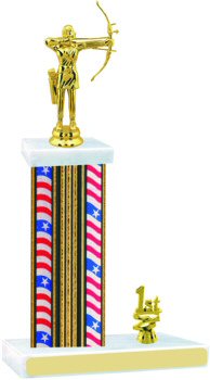 Flag Series Archery Trophy with Trim