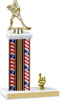 Flag Series Hockey Trophy with Trim