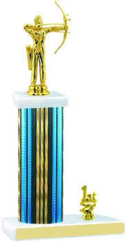 Prism Hologram Archery Trophy with Trim