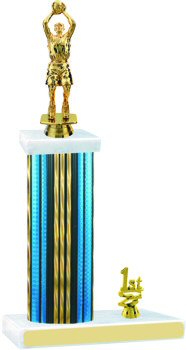 Classic Basketball Trophy with Trim