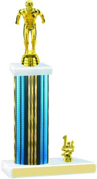 Prism Hologram Swimming Trophy with Trim