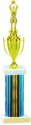 Prism Hologram Wide Column Basketball Cup Trophy