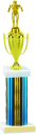 Prism Hologram Wide Column Swimming Cup Trophy