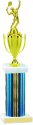 Prism Hologram Wide Column Tennis Cup Trophy