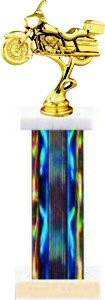 Prism Wide Column Motorcycle Trophy