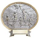 Basketball Oval Resin Plate (Male or Female)